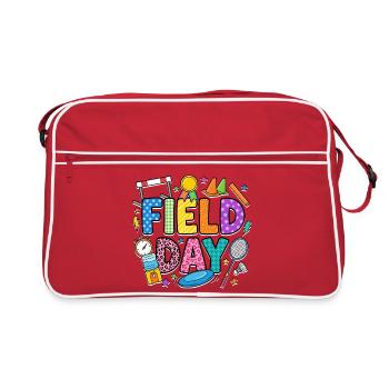 Field Day Colour Splash - Retro Bag - red/white - Front