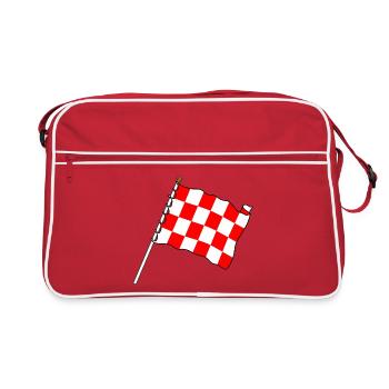 North Brabant Brabant flag - Retro Bag - red/white - Front