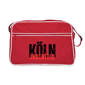 Ehrenfeld noir rouge - Sac Retro - rouge/blanc - Devant