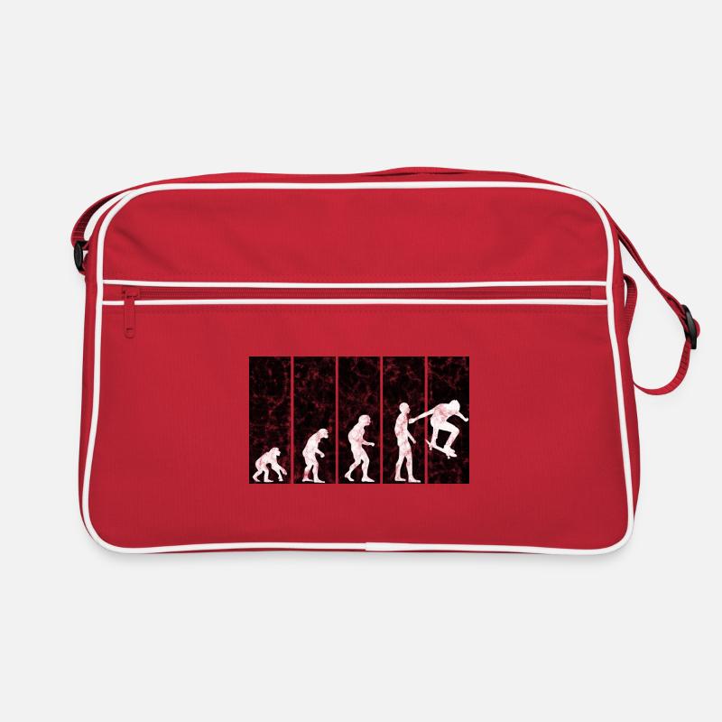 Skateboarder Skateboard Skater Skate Evolution Sac Retro