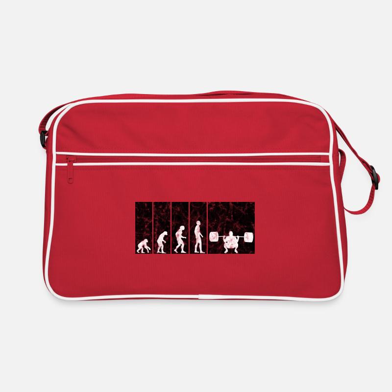 Bodybuilding Bodybuilder GYM Evolution Retro Retro Tasche