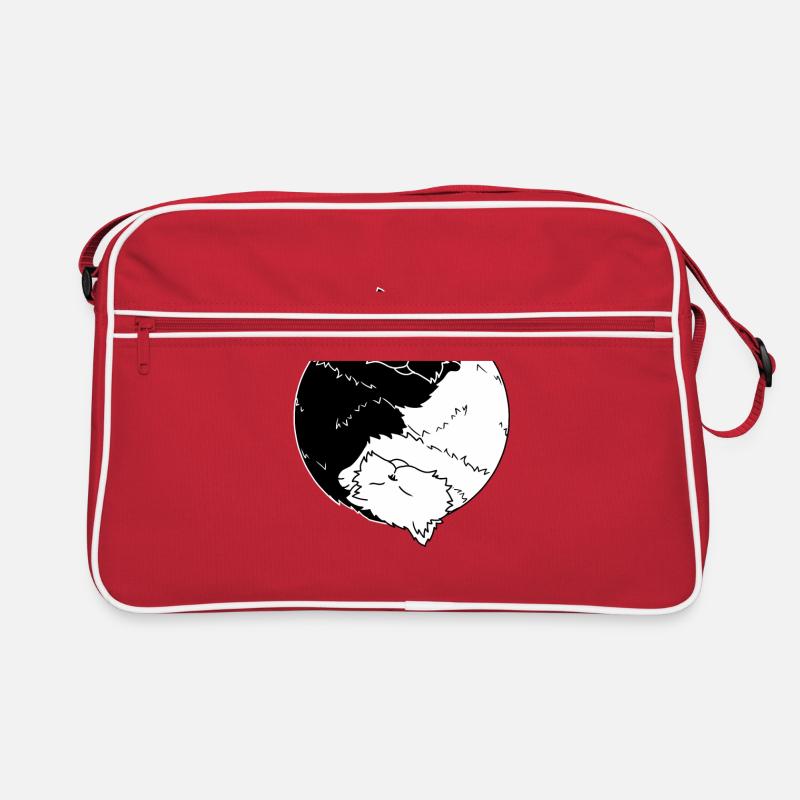 Chat Ying Yang Katezen chat Sac Retro
