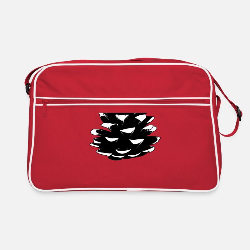 Pine pine cones Pine cones Forest Natural tree Retro Bag