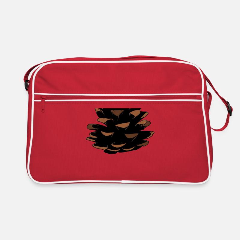 Pine cones tree nature forest trees nature lover Retro Bag