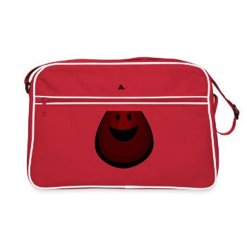 Du sang, des gouttes de sang, du sang - Sac Retro - rouge/blanc - Devant