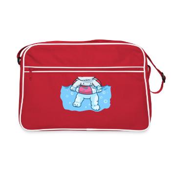 Bébé Ours Polaire Anneau de natation Enfants Enfants Natation - Sac Retro - rouge/blanc - Devant