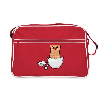 Peanut Baby EggShell Fantasy Happy Easter Egg - Retro Bag - red/white - Front
