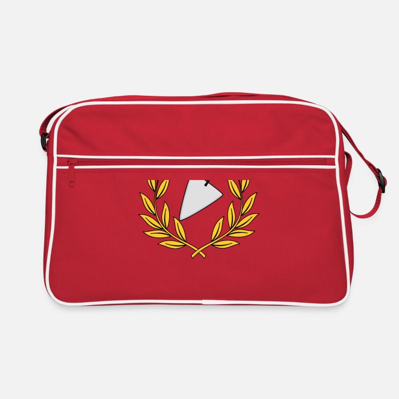 Laurel wreath craft bricklayer trowel Retro Bag
