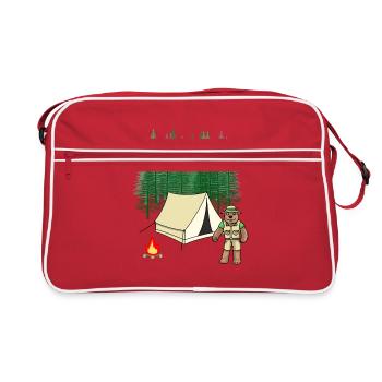 Wildnis Scout aventure aventure - Sac Retro - rouge/blanc - Devant