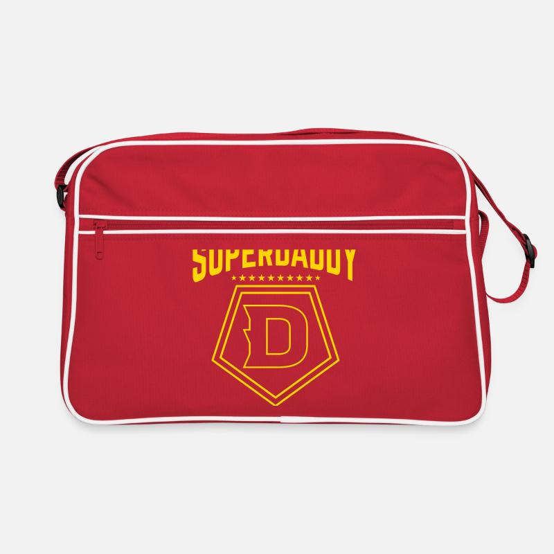 Lustiges Superdaddy Vatertags Vater Geschenk Retro Tasche