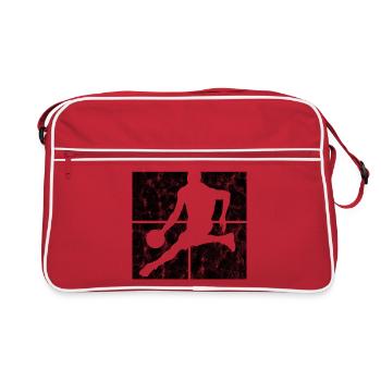 Basket basket basketteur basketteur - Sac Retro - rouge/blanc - Devant