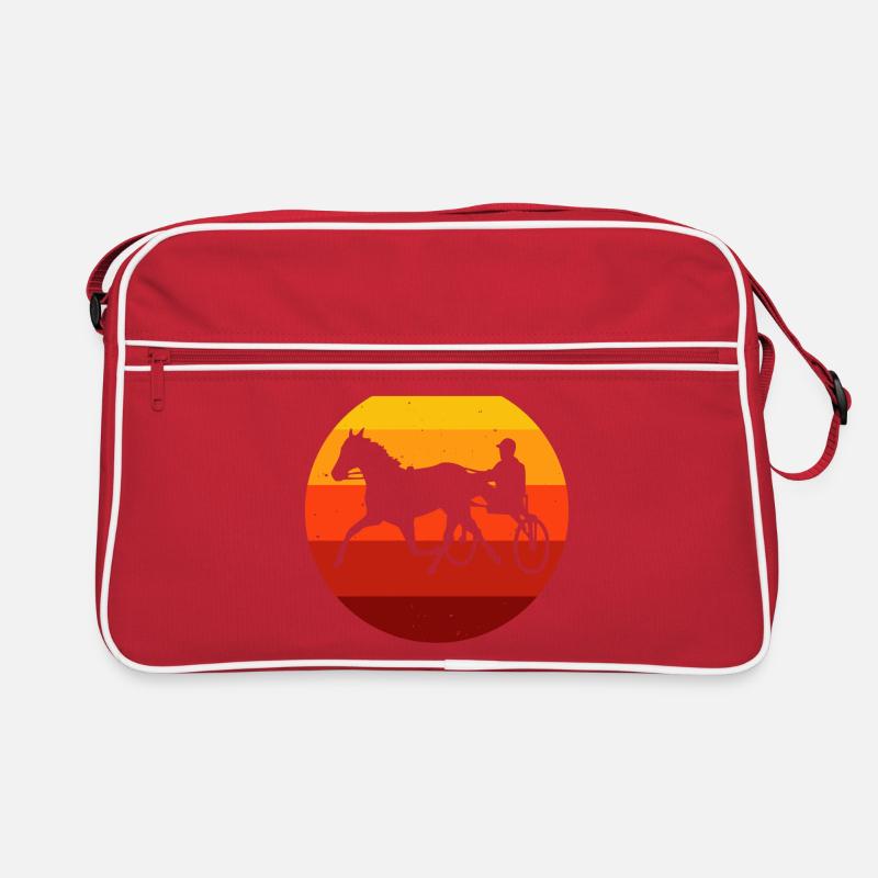 Trotter courses de trot dans un style rétro ou vintage Sac Retro