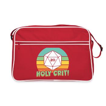 Holy crit,Gaming - Retro Tasche - Rot/Weiß - Vorne