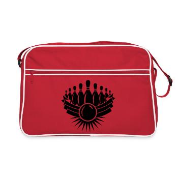 jeu de quilles - Sac Retro - rouge/blanc - Devant