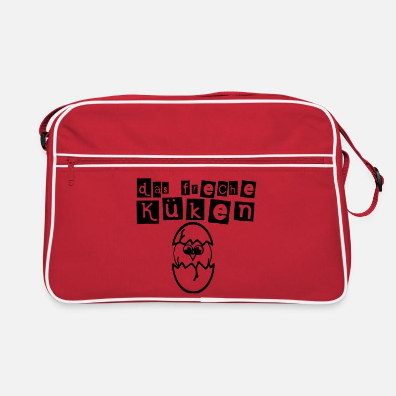 Das freche Küken Freundin Mädchen Kind Geschenk Retro Tasche