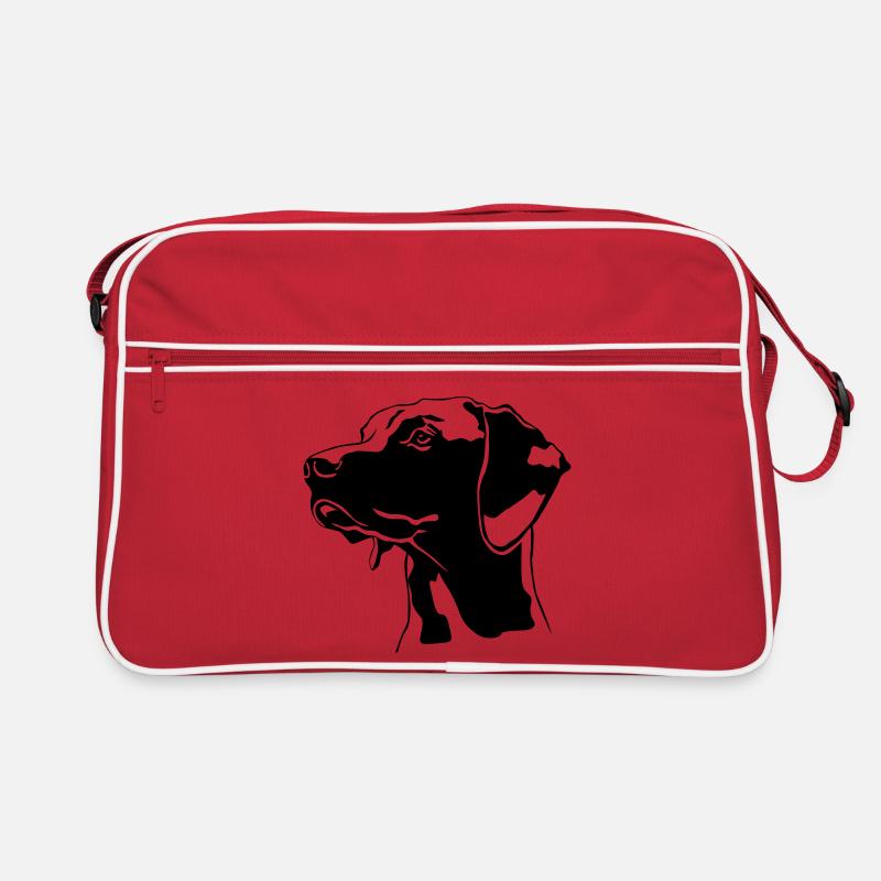 Tête de Magyar Vizsla Sac Retro