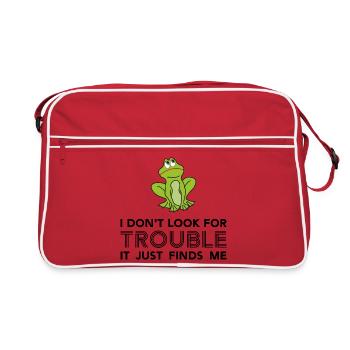 Humour - Sac Retro - rouge/blanc - Devant