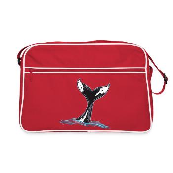 Rorqual commun - Sac Retro - rouge/blanc - Devant