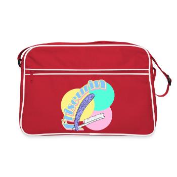 Hairdresser Razor Hairdresser Salon - Retro Bag - red/white - Front