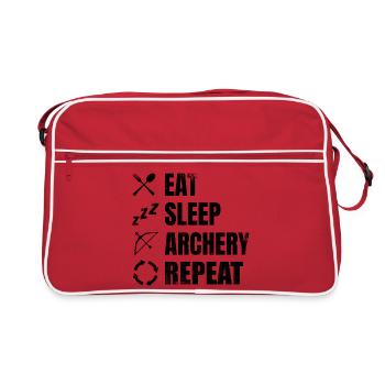 Archery Schedule - Retro Bag - red/white - Front