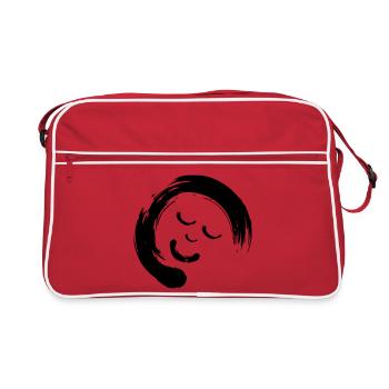 Méditation du sommeil de la série Ensie face - Sac Retro - rouge/blanc - Devant