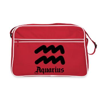 Aquarius Aquarius - Retro Bag - red/white - Front