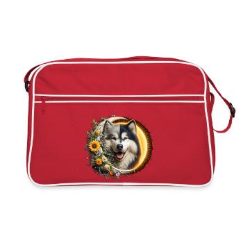 Night and day - Sac Retro - rouge/blanc - Devant