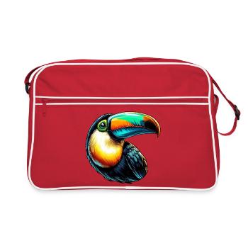 Toucan - Retro Bag - red/white - Front
