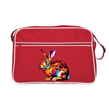 Rabbit - Retro Bag - red/white - Front