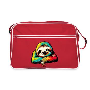 Paresse - Sac Retro - rouge/blanc - Devant