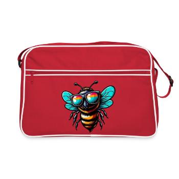 Abeille - Sac Retro - rouge/blanc - Devant