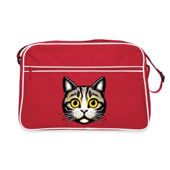 Chat - Sac Retro - rouge/blanc - Devant
