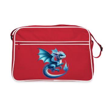 Dragon - Sac Retro - rouge/blanc - Devant