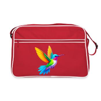 Hummingbird - Retro Bag - red/white - Front