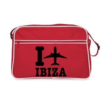 Vacances Ibiza - Sac Retro - rouge/blanc - Devant