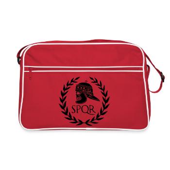 Roman Empire and the Black Skull - Retro Bag - red/white - Front