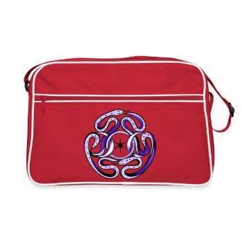 Serpents d’Hécate - Sac Retro - rouge/blanc - Devant