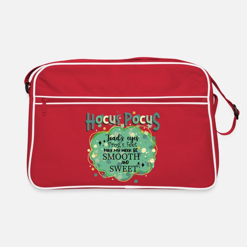 Hocus Pocus/Toad´s Eyes.... spell for halloween Retro Bag
