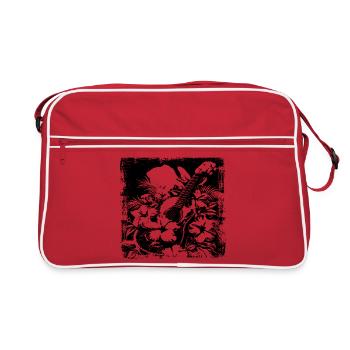 Guitare - Sac Retro - rouge/blanc - Devant