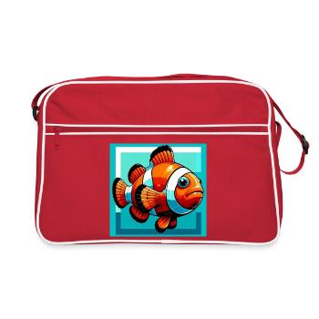 Clownfish - Retro Bag - red/white - Front