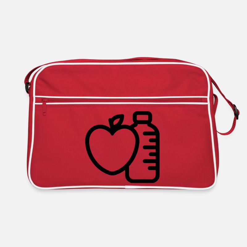 Gesunder Lebensstil Retro Tasche