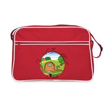 Second Breakfast - Retro Tasche - Rot/Weiß - Vorne
