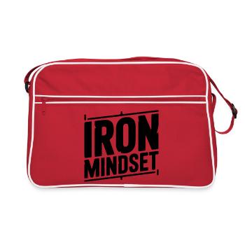 Iron Mindset - Retro Bag - red/white - Front