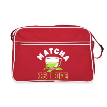 Thé matcha - Sac Retro - rouge/blanc - Devant