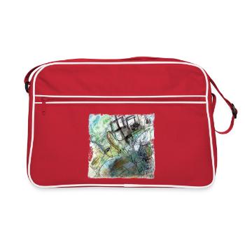 Avion - Sac Retro - rouge/blanc - Devant