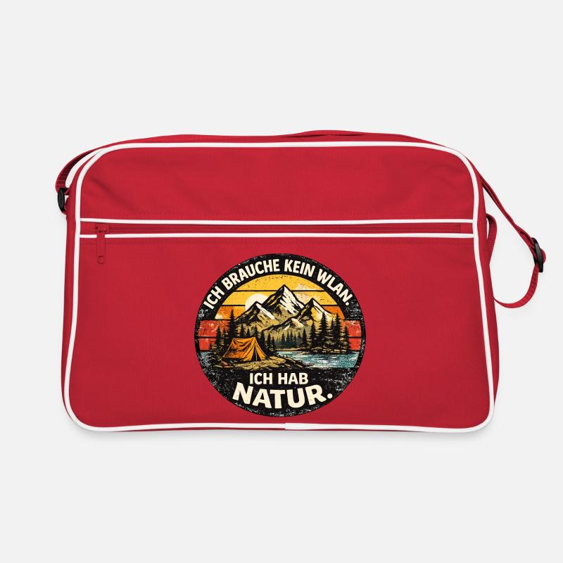 Camping en forêt Nature rétro Sac Retro