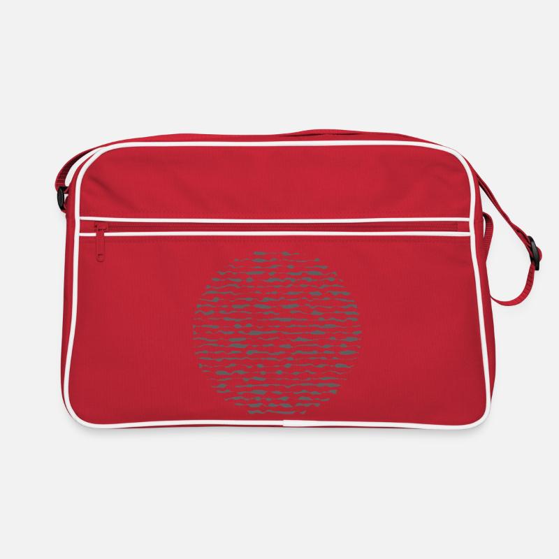 Wavy Circle Echo Retro Bag