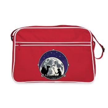 Berger de Nuit au clair de lune et chameau - Sac Retro - rouge/blanc - Devant