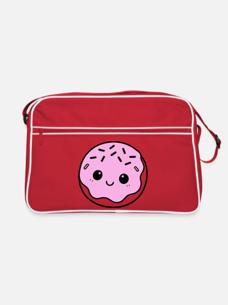 Donut mignon - Sac Retro - rouge/blanc - Devant