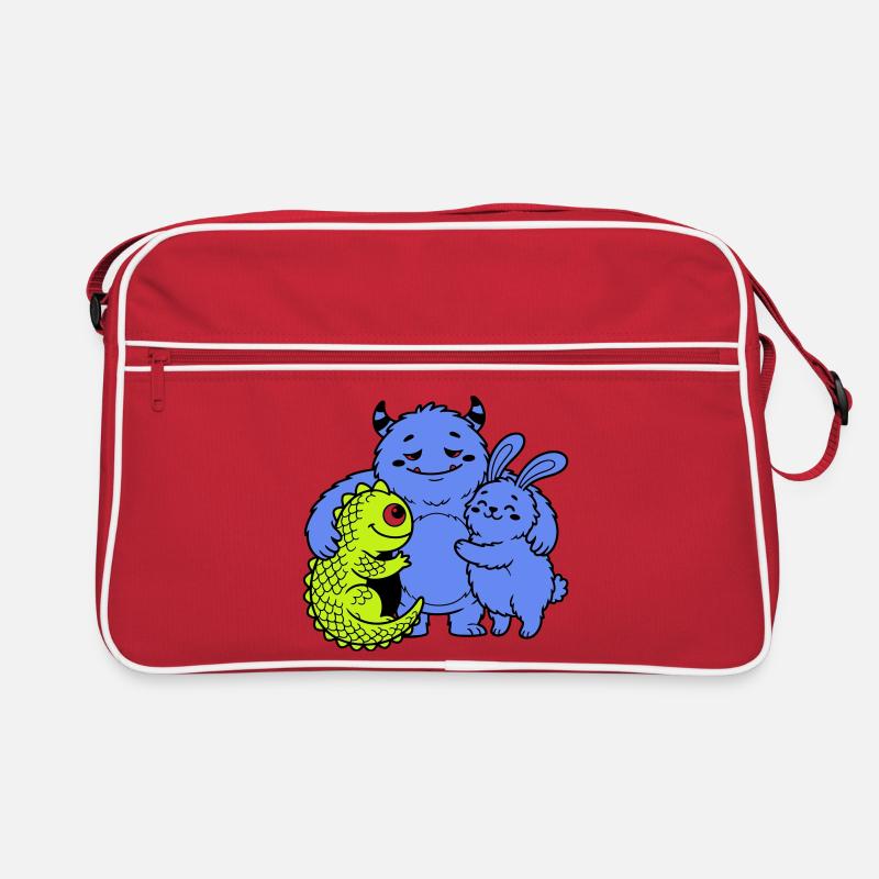 cute monsters Retro Bag